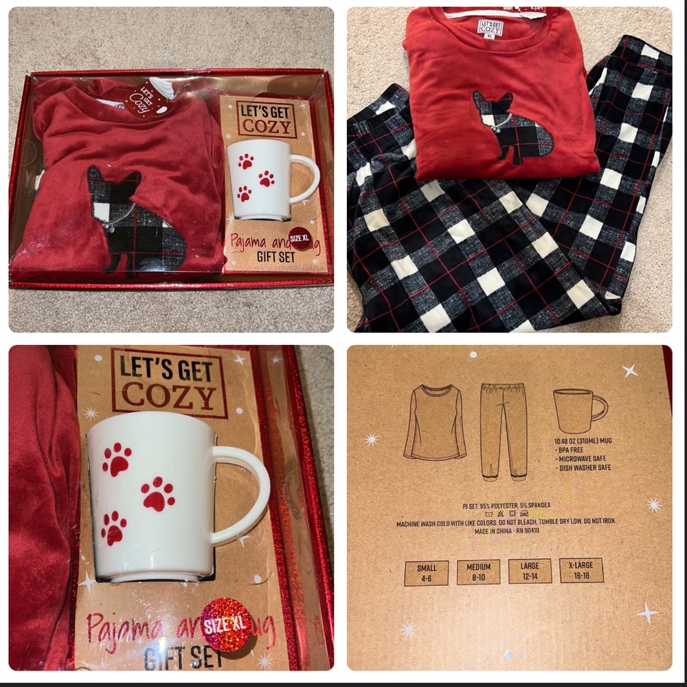 Christmas women pajama set with mug